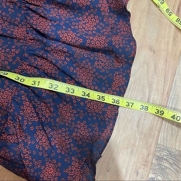 Michael Kors Womens Floral Fit & Flare Dress navy - Picture 8 of 8